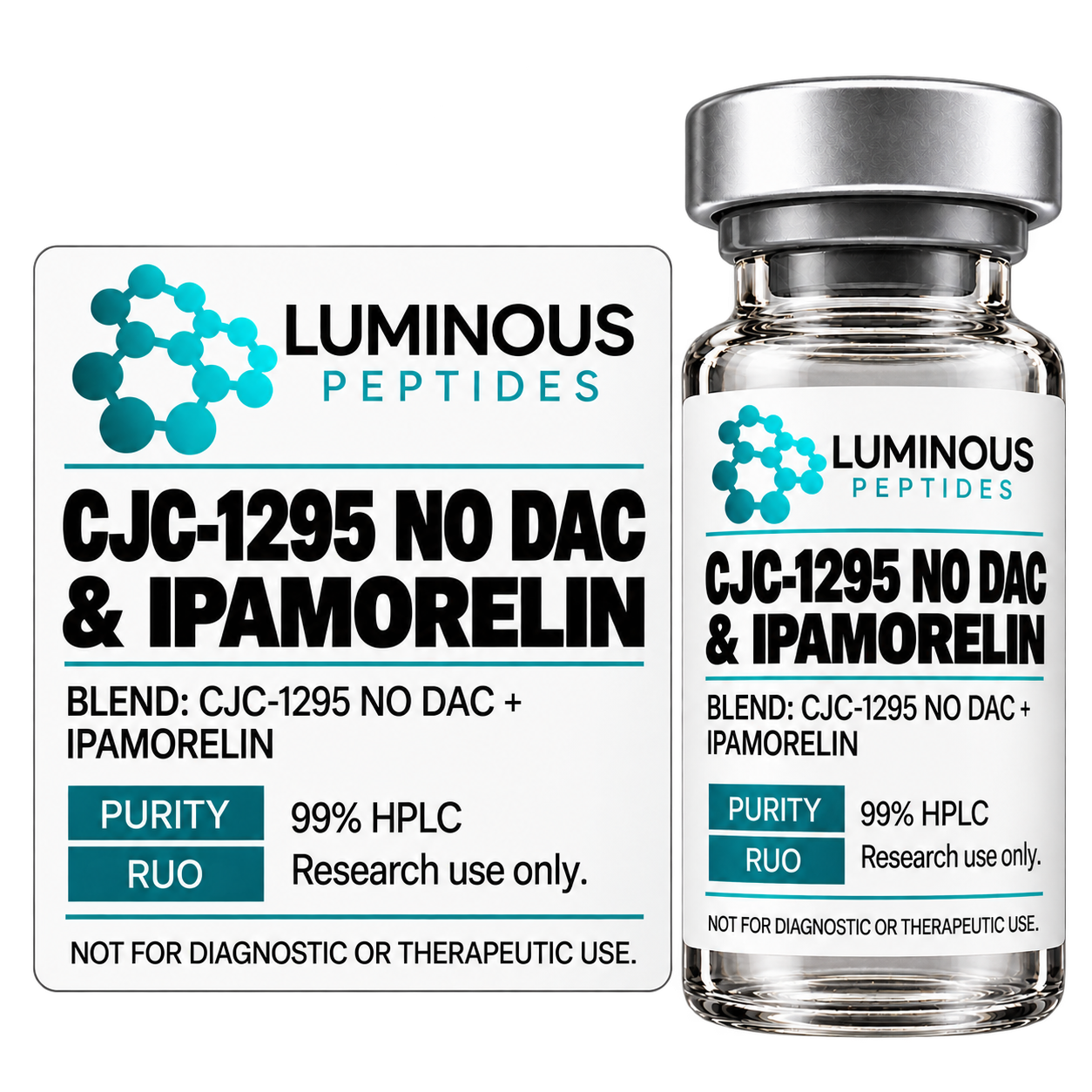 CJC-1295 NO DAC & IPAMORELIN 5/5 mg